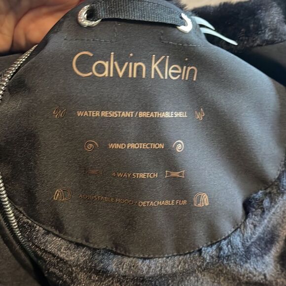 Calvin Klein Faux-Fur-Lined Parka - Picture 7 of 7